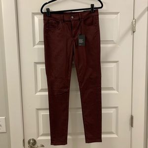 NWT Ann Taylor Maroon skinny pants